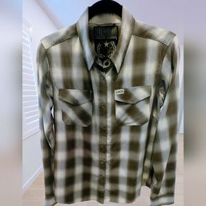 DIXXON Free Man Bamboo Long Sleeve Women's Medium EUC